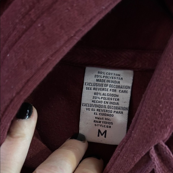 EUC Maroon University Hoodie - Picture 2 of 5